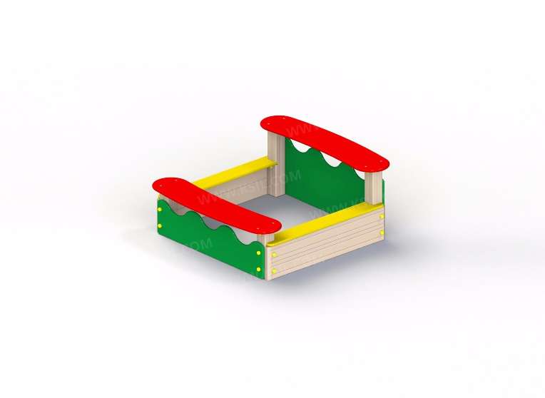 Песочница «Полянка» без козырька